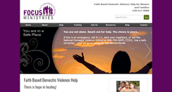 Desktop Screenshot of focusministries1.org