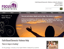 Tablet Screenshot of focusministries1.org